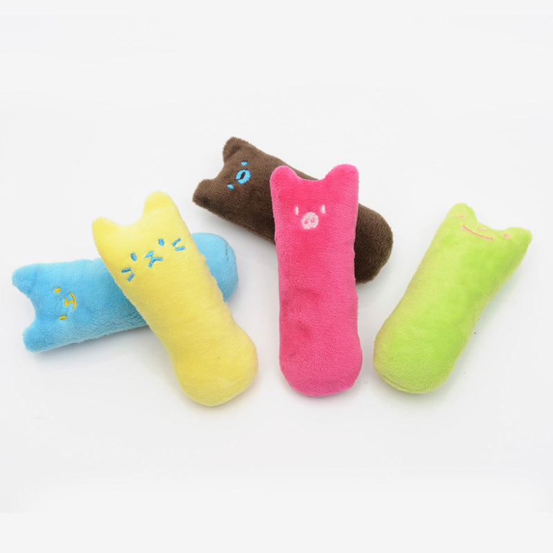 Cat Plush Chew Toy - Thumb Interactive Toy