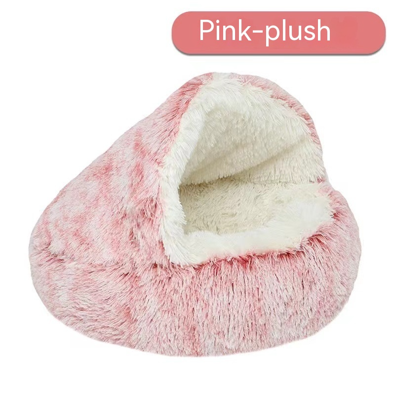 Cozy Nest Semi-Closed Pet Bed for Cats and Small DogsCozy Nest Semi-Closed Pet Bed