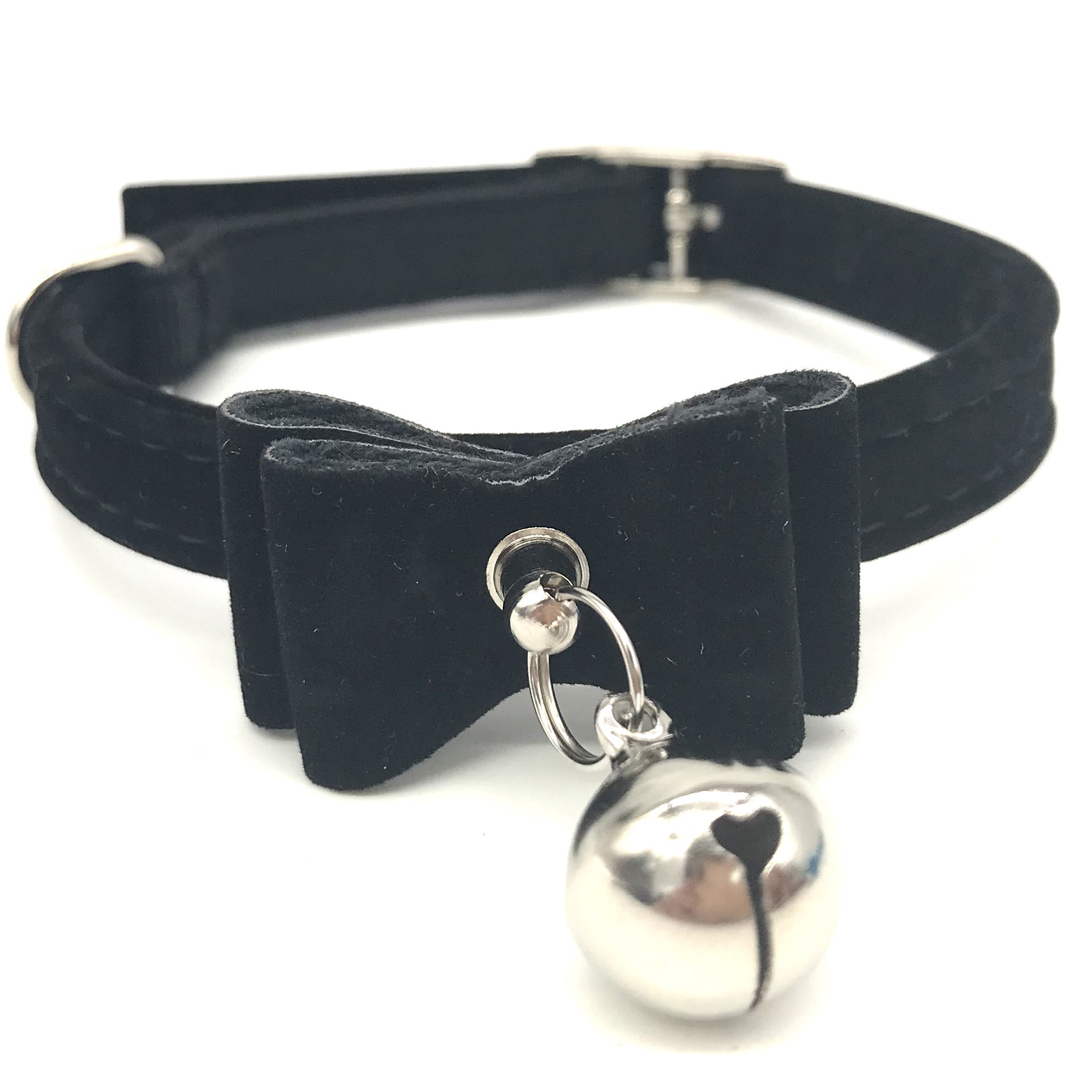 Pet Collar with Bell and Bow for Cats