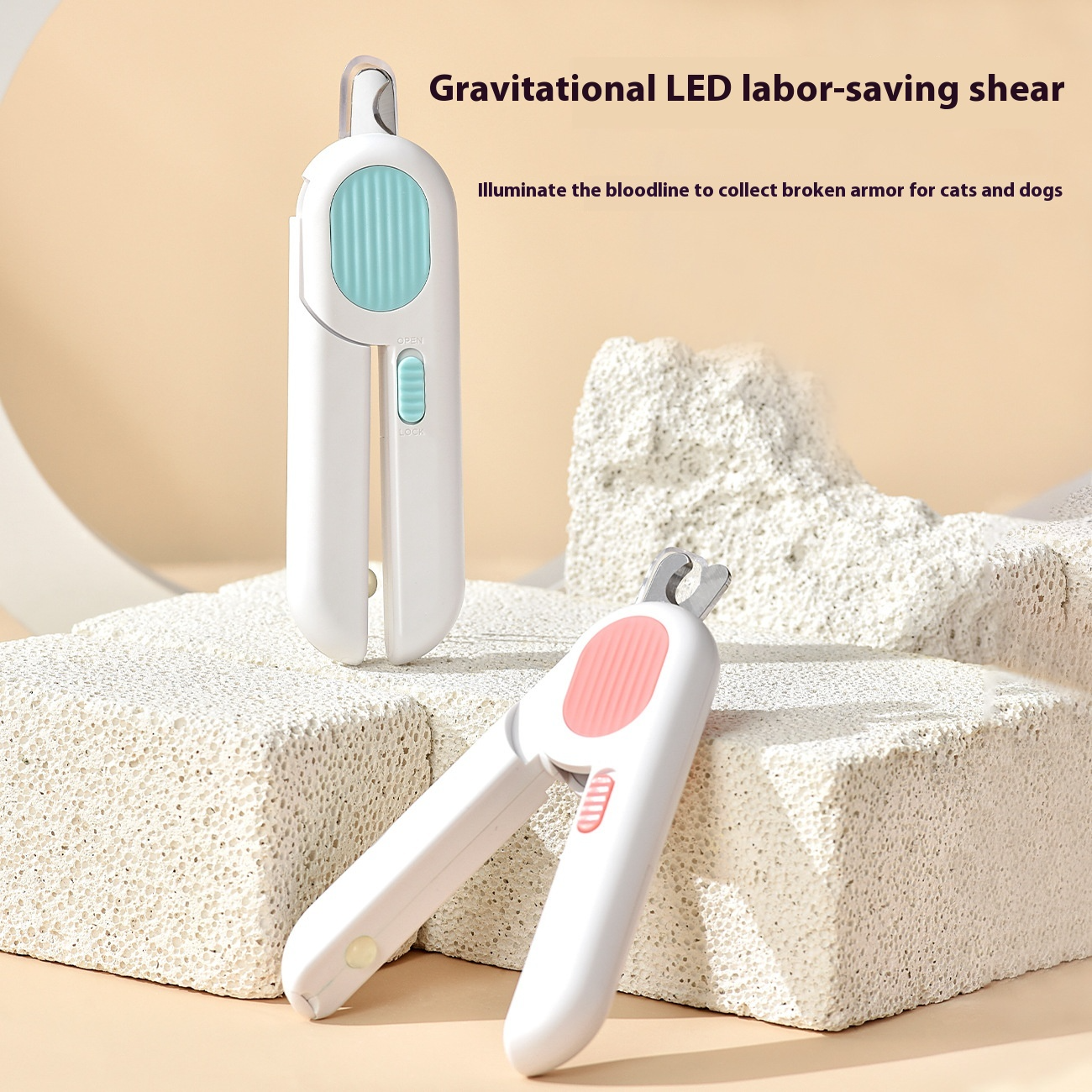 Professional Pet Nail Clippers with LED LightPet Nail Clippers