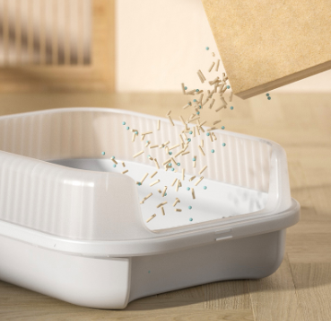 Large Semi-Enclosed Cat Litter Box for Wholesale