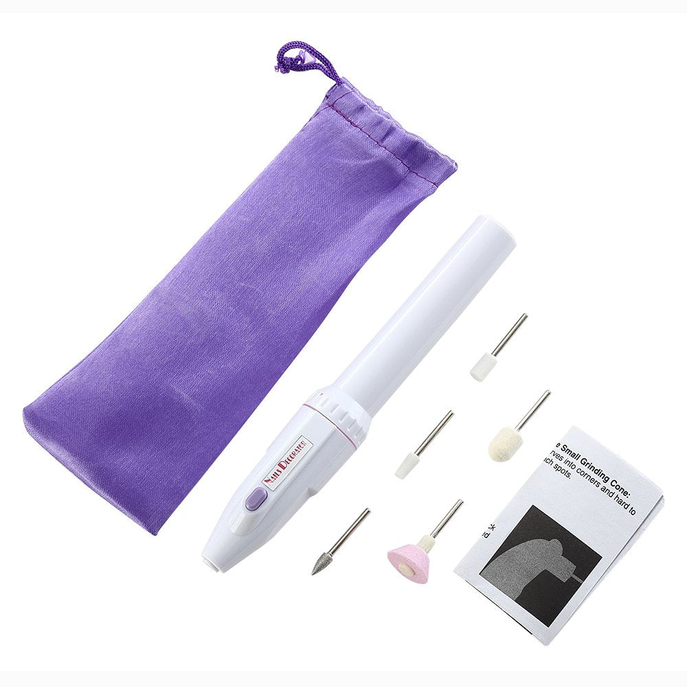 Electric Manicure Set YWQ 5-in-1 Electric Manicure Nail Drill File Grinder Grooming Kit Includes Callus Remover Set Nail Buffer Polisher Personal Manicure and Pedicure Kit