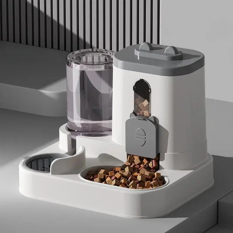 Automatic Pet Feeder with Water FountainAutomatic Pet Feeder