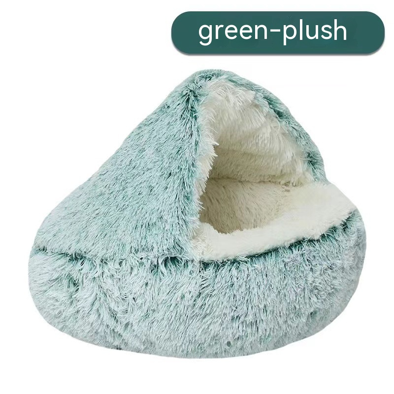 Cozy Nest Semi-Closed Pet Bed for Cats and Small DogsCozy Nest Semi-Closed Pet Bed